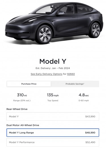 Tesla Model Y, S and X get a drop in range estimates - ArenaEV