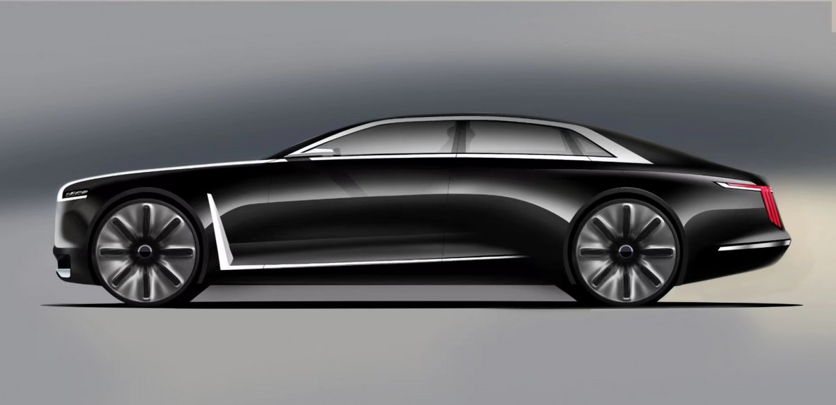 Great Wall Motor's <span title='5,500 mm'>216.5 inches</span> long luxury sedan leaks