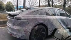 Camouflaged Nio ET9 in testing on the streets in China