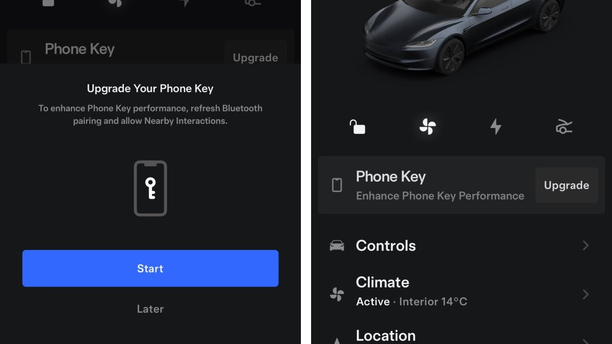 Приложение Tesla для iOS теперь поддерживает UWB для более безопасной обработки цифровых ключей.