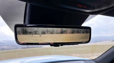 The rear-view camera-mirror is a neat addition, but may trick you for the actual distances.
