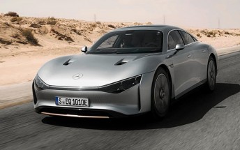 Mercedes Vision EQXX concept once again travels more than 1,000 km on one charge