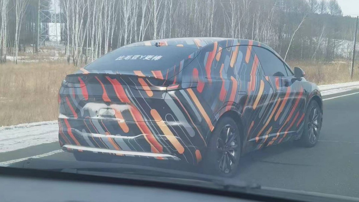 Nio's first Alps branded EV boasts that it's better than the Tesla Model Y in spy shots