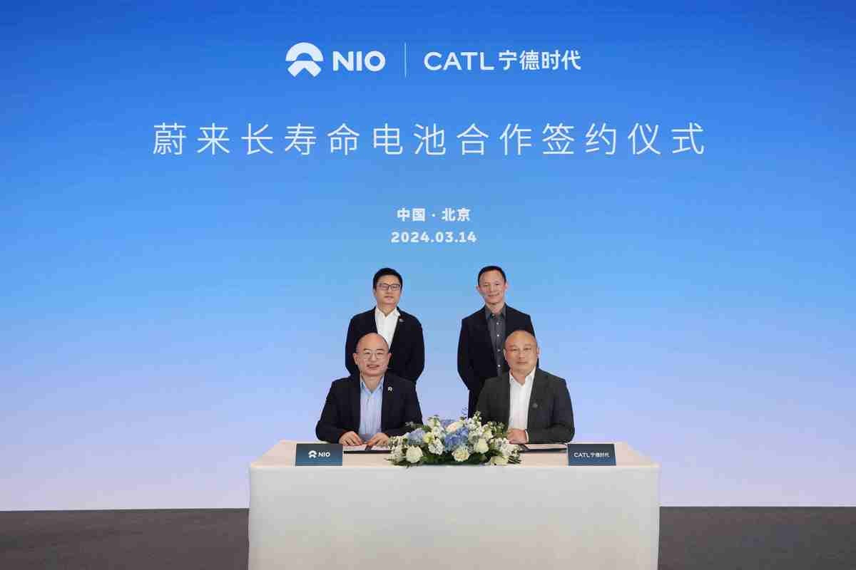 Nio and CATL join forces to develop batteries with longer lifespans
