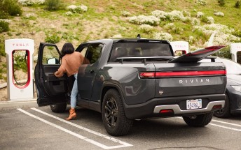 Rivian owners can now access Tesla's Superchargers in North America