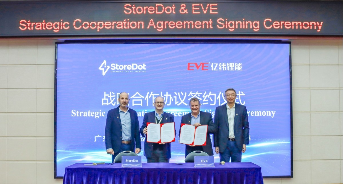 StoreDot picks Eve Energy to manufacture its ''Extreme Fast Charging'' batteries
