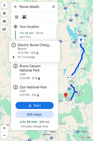 Real-time suggestions and planning long trips