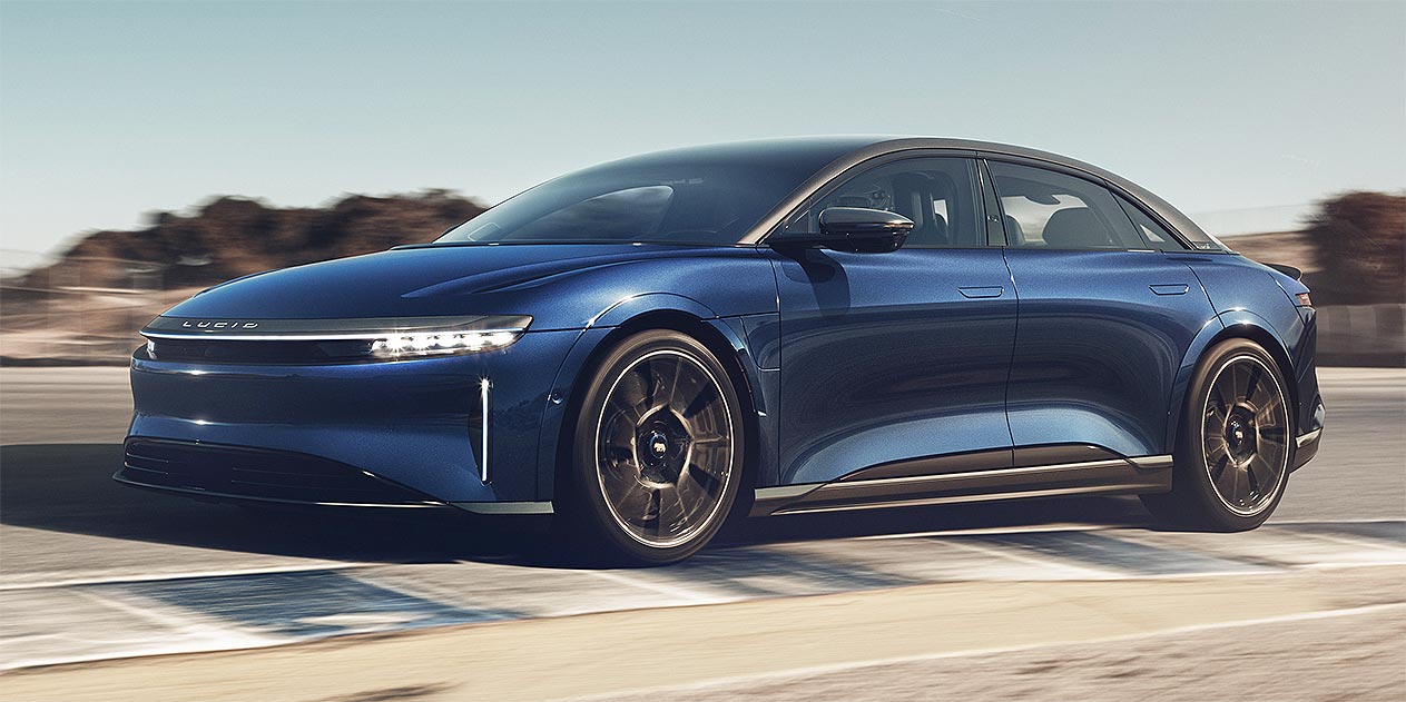 Lucid Air Sapphire wird Amerikas neuer Viertelmeilenkönig