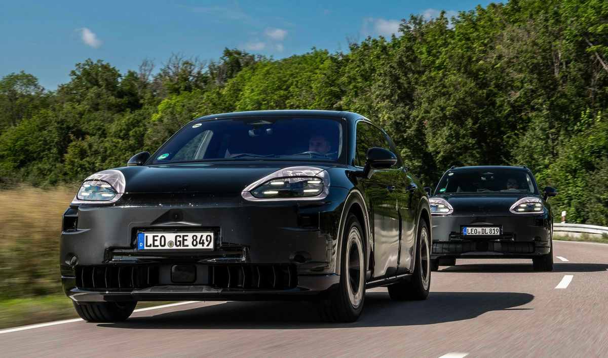 Porsche shares Cayenne EV prototype pictures, confirms next generation is all-electric