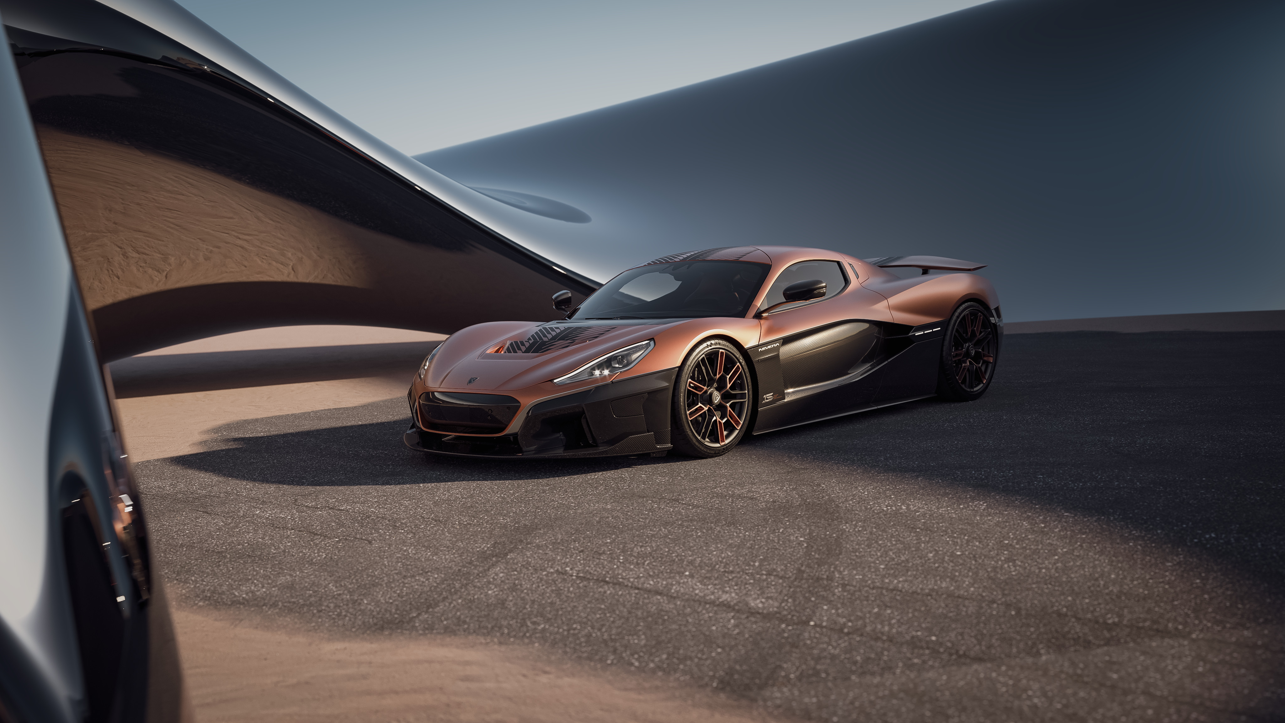 Rimac Nevera erhält eine limitierte 15th Anniversary Edition im Kupfer-Design