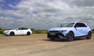 Drag race: Hyundai Ioniq 5 N vs. new Tesla Model 3 Performance