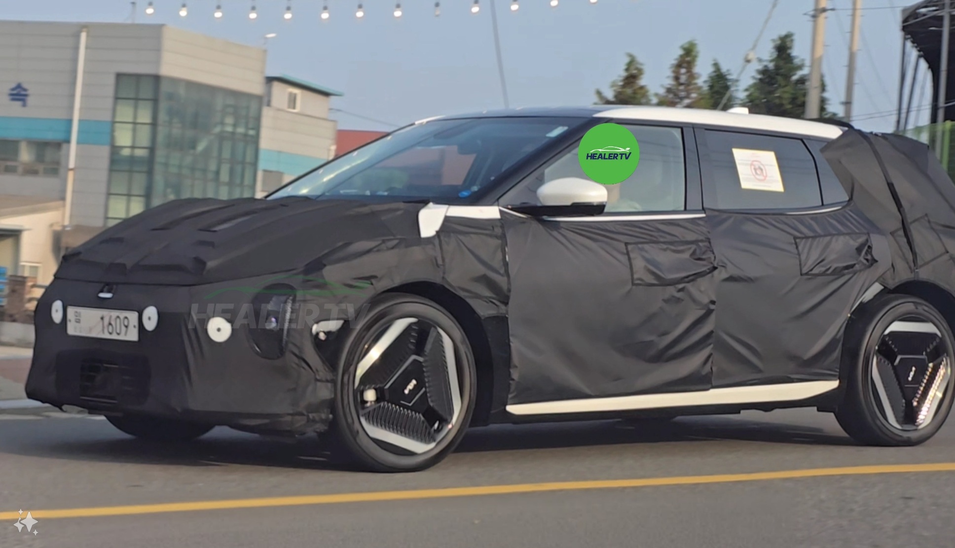 Kia EV4 hatchback spied in Korea