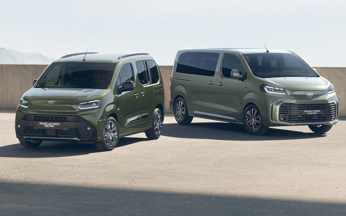 トヨタ Proace Verso および Proace City Verso EV バンが英国で注文可能に