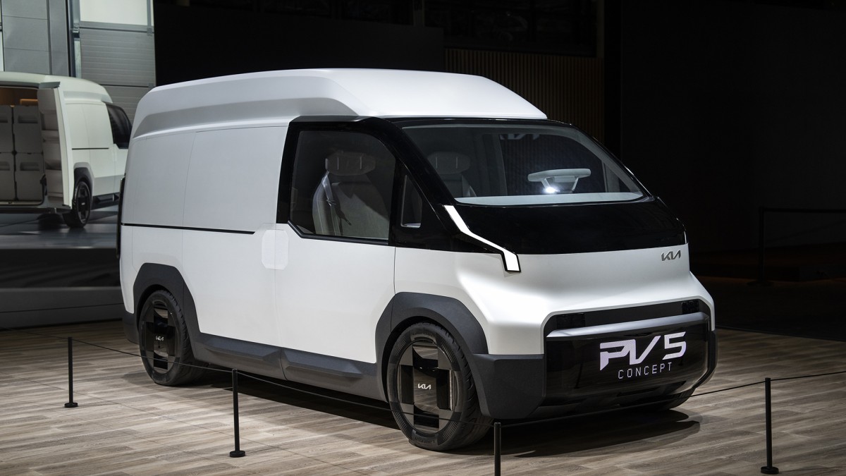 Kia charges into electric van market with PV5 and PV7