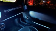 Ambient lighting sets the mood in the Mini Cooper SE.