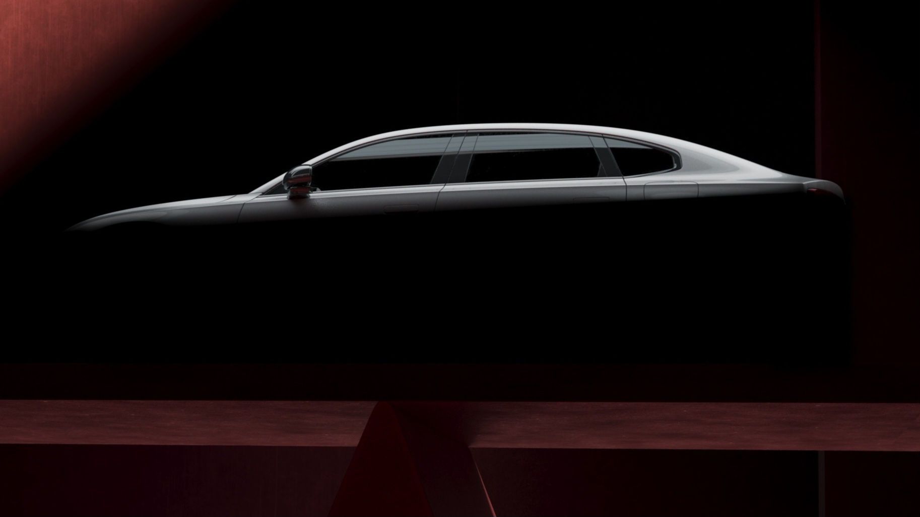 Volvo teases ES90 electric flagship sedan