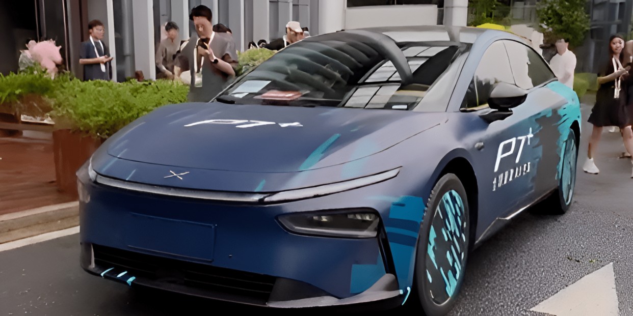 XPeng unveils P7+, world's first "AI vehicle"