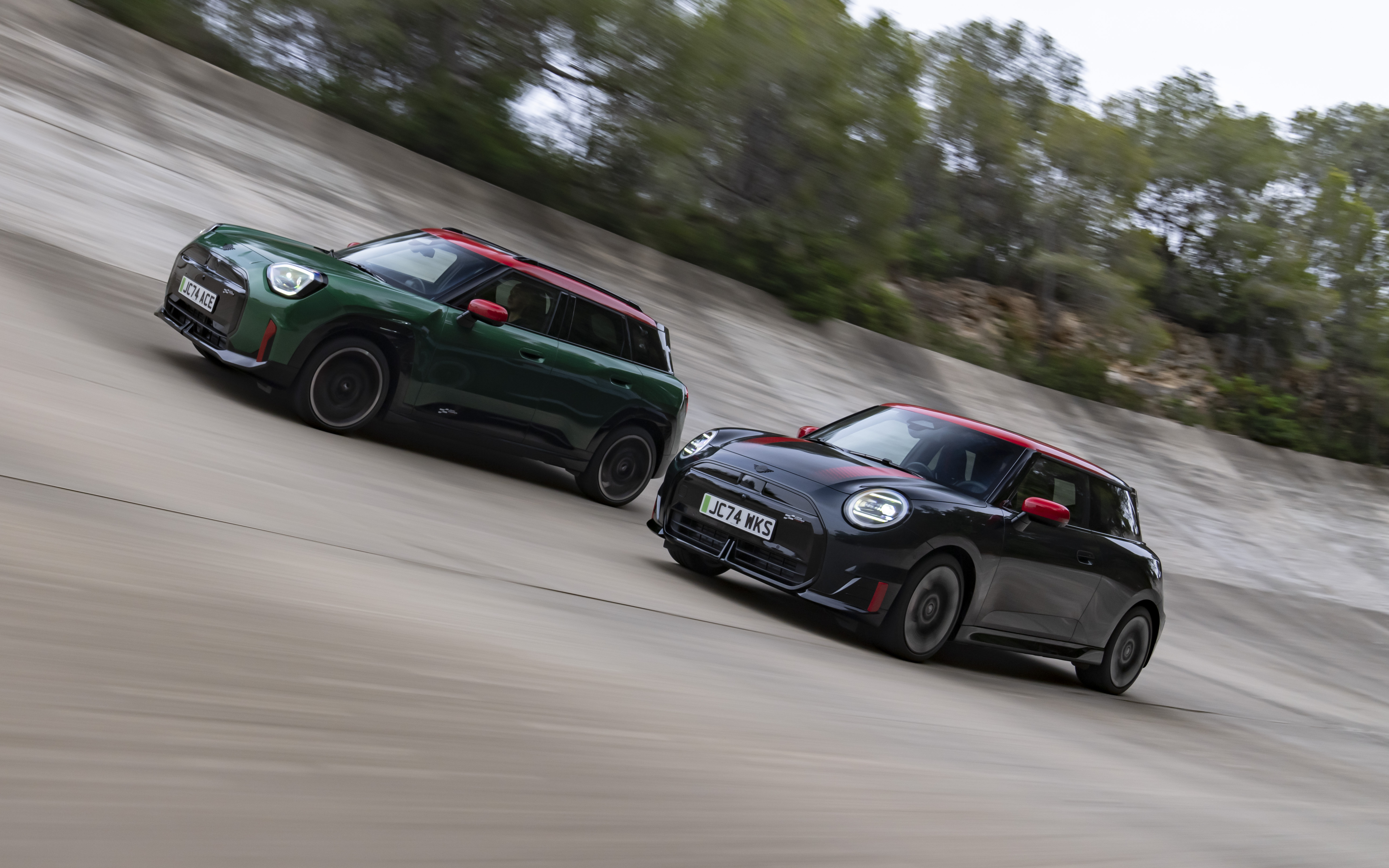 Электромобили Mini John Cooper Works Electric и Aceman дебютируют на Парижском автосалоне 2024 года.