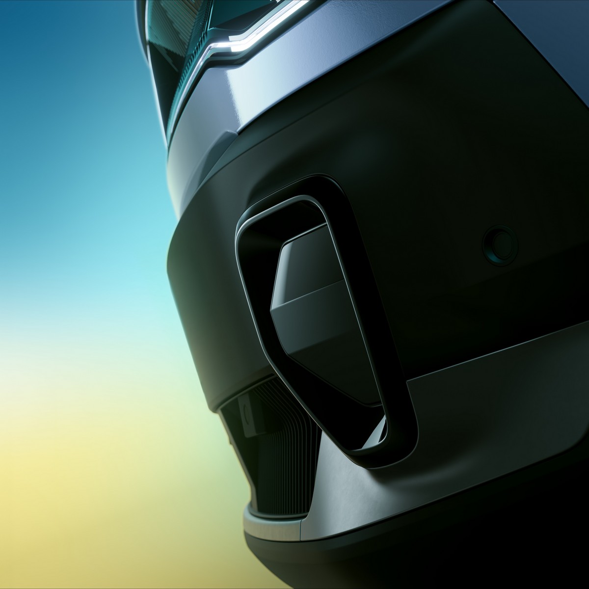 Renault 4 E-Tech electric smiles in first official teaser images