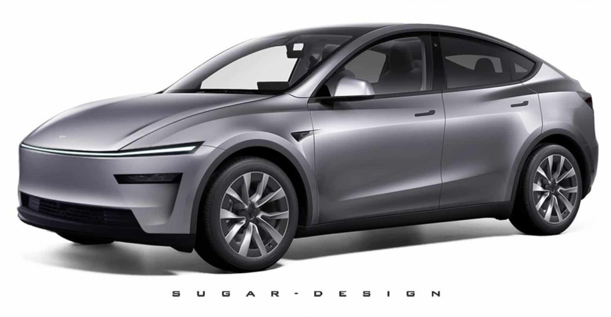 Tesla Model Y Juniper - speculative render by Sugar Design