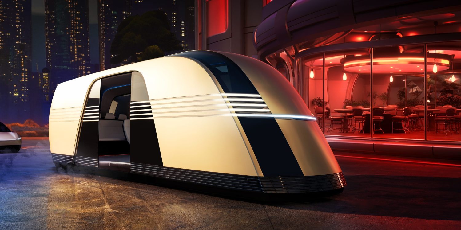 Tesla unveils  Robovan people mover with an uncertain future