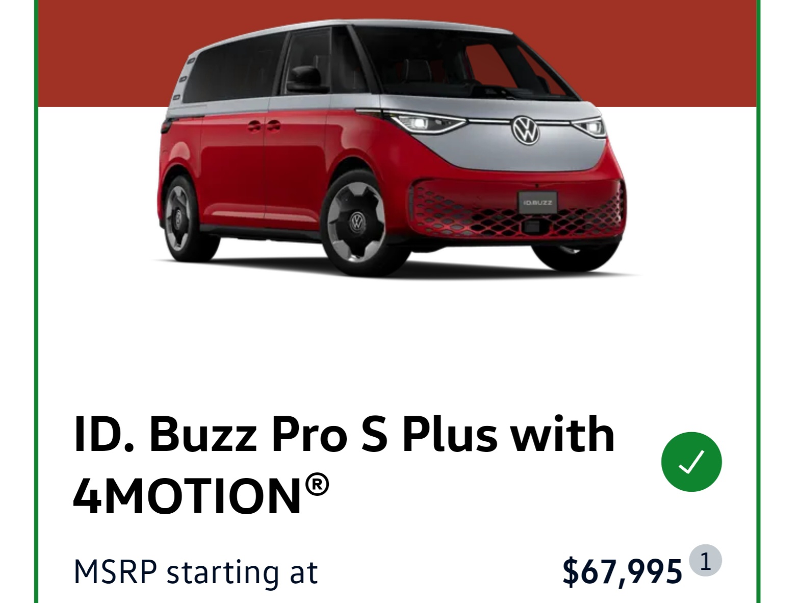 VW ID. Buzz finally can be ordered in the US, but there's a catch