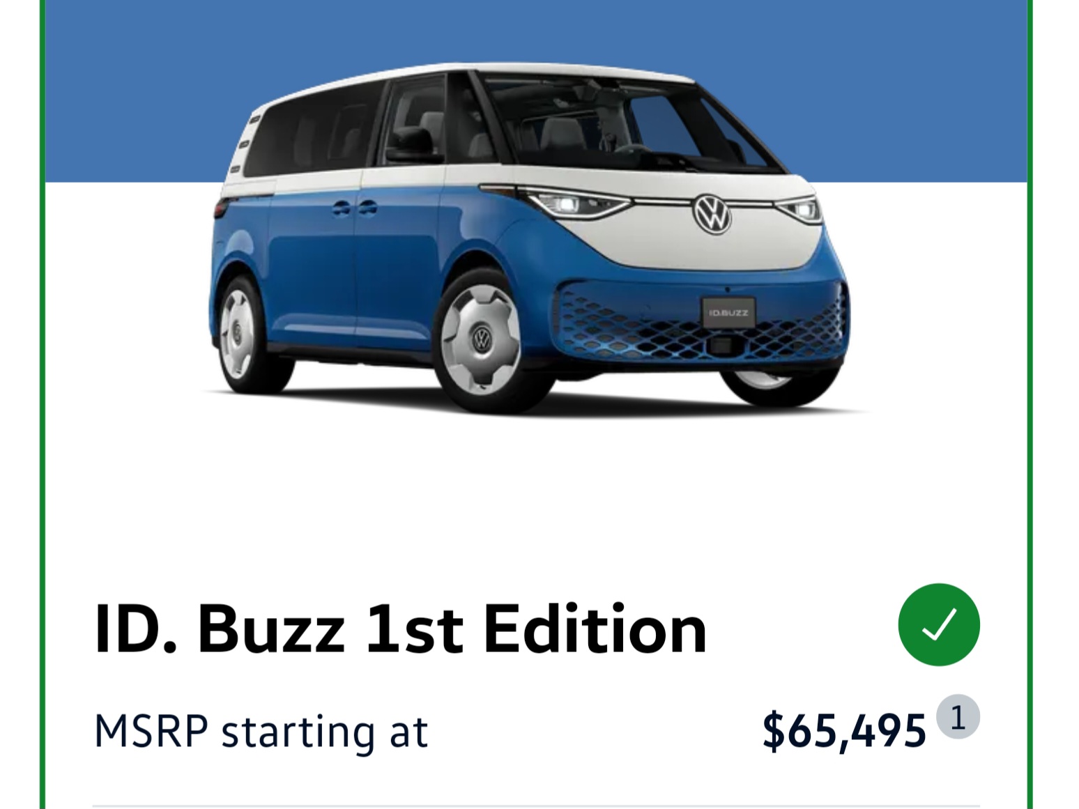 VW ID. Buzz finally can be ordered in the US, but there's a catch