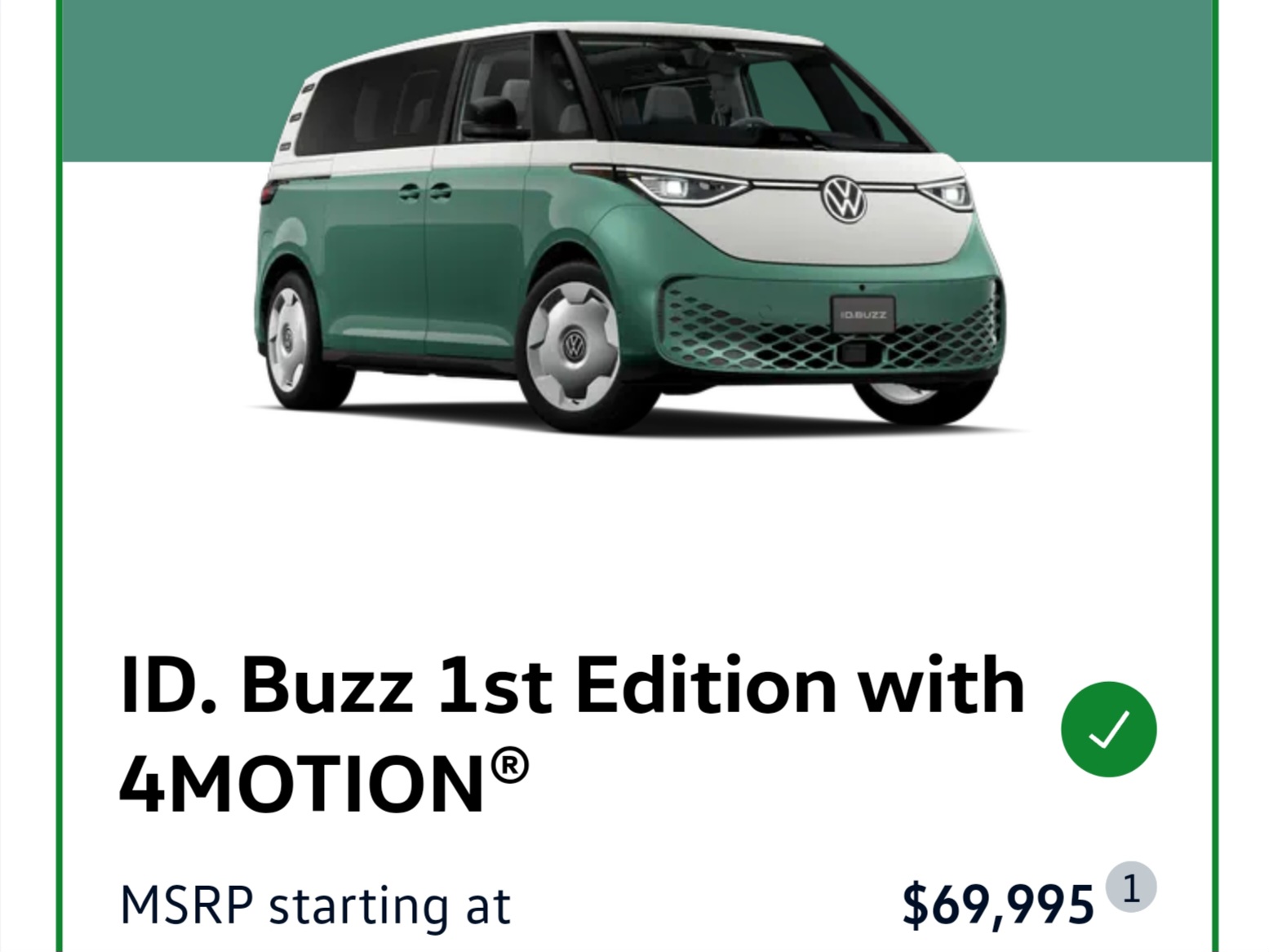 VW ID. Buzz finally can be ordered in the US, but there's a catch