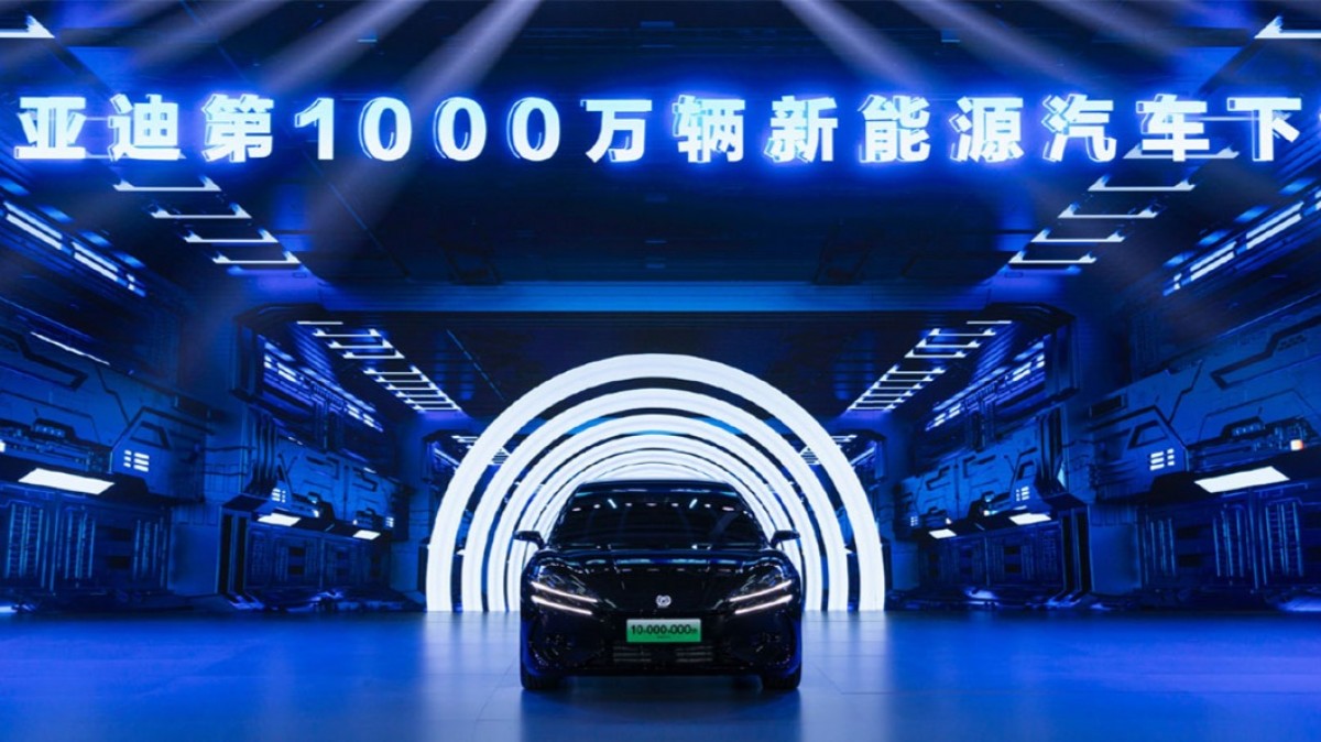 BYD celebrates 10 million electrified vehicles milestone