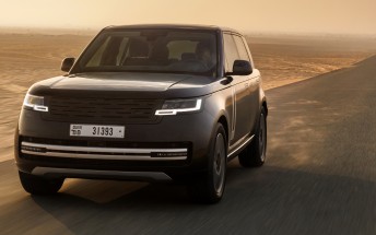 New Range Rover Electric images emerge as it gets tested in the Arabian desert