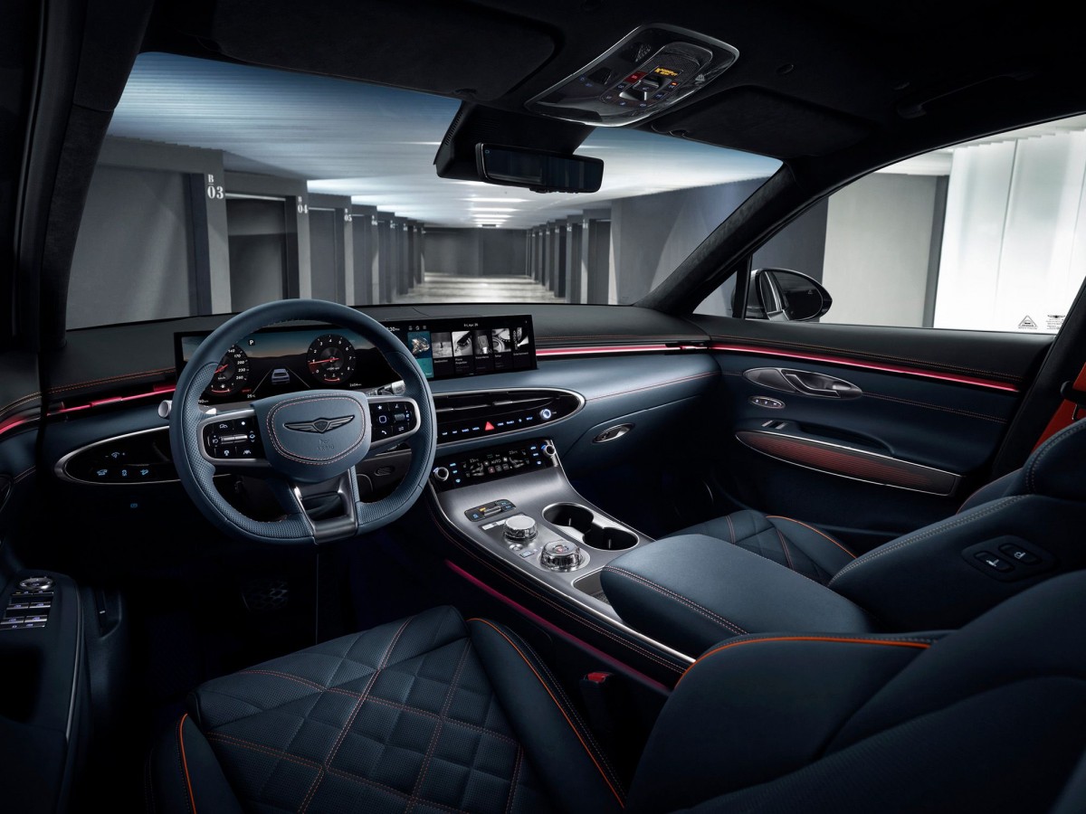 New Genesis Electrified GV70 luxurious interior revealed