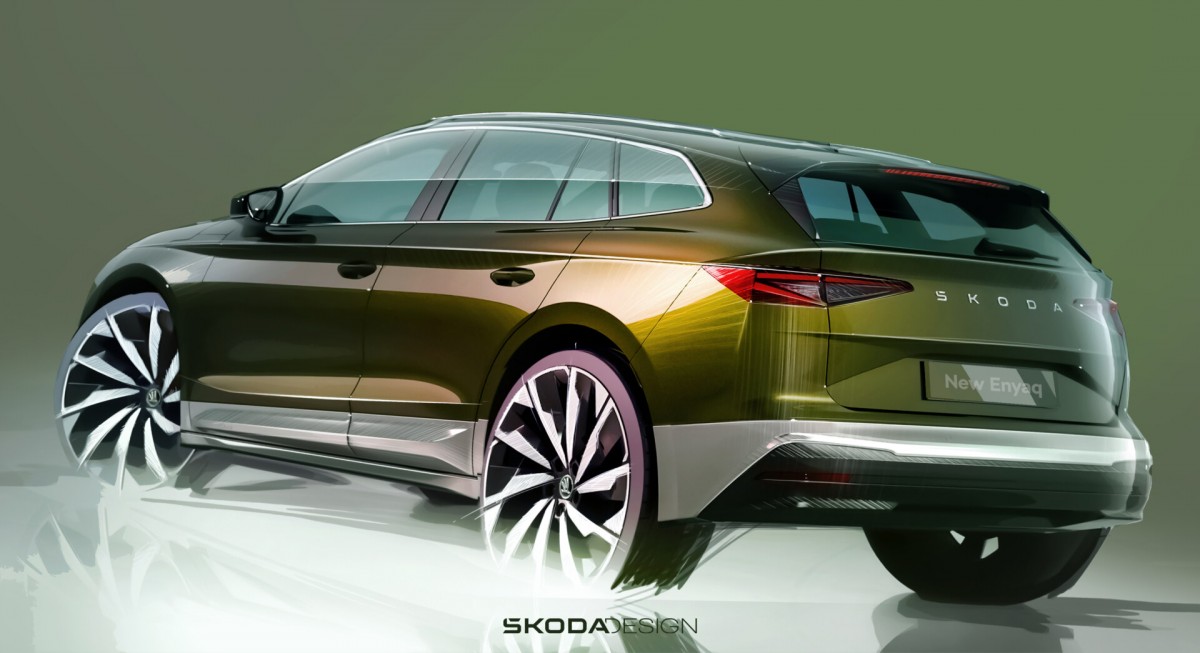 Skoda teases refreshed Enyaq and Enyaq Coupe with improved aerodynamics