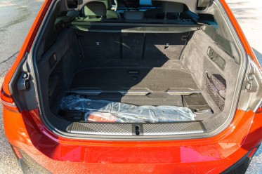 Trunk space is spacious and usable.