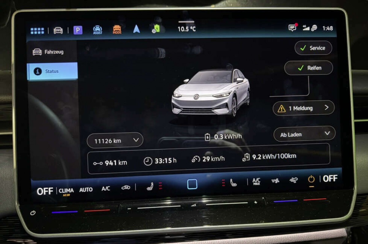 VW ID.7 shatters expectations with 941 km on a single charge