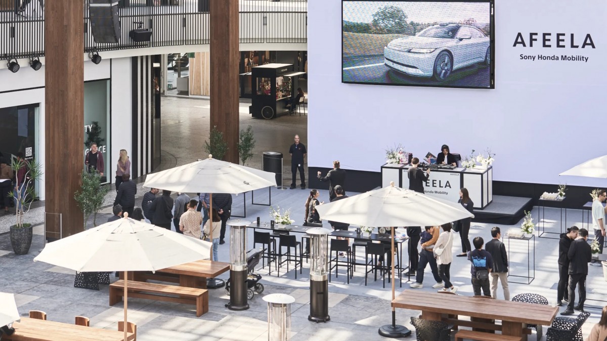 Sony's Afeela EV goes public in first mall studio in the US