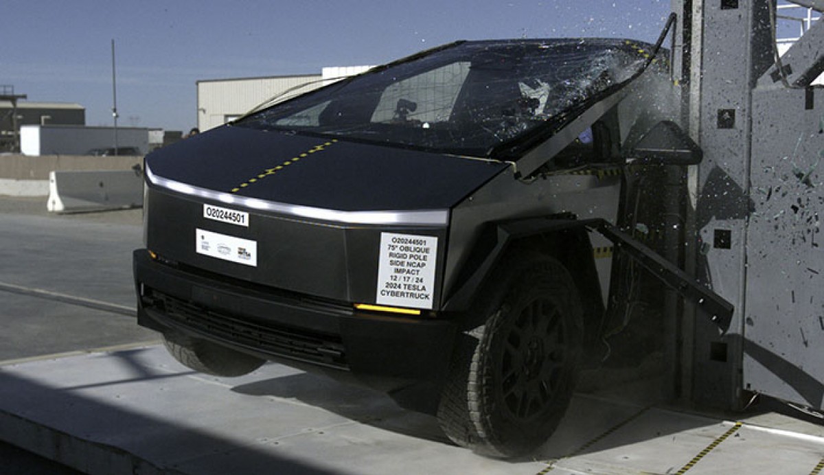 Tesla Cybertruck goes through NCAP's crash tests