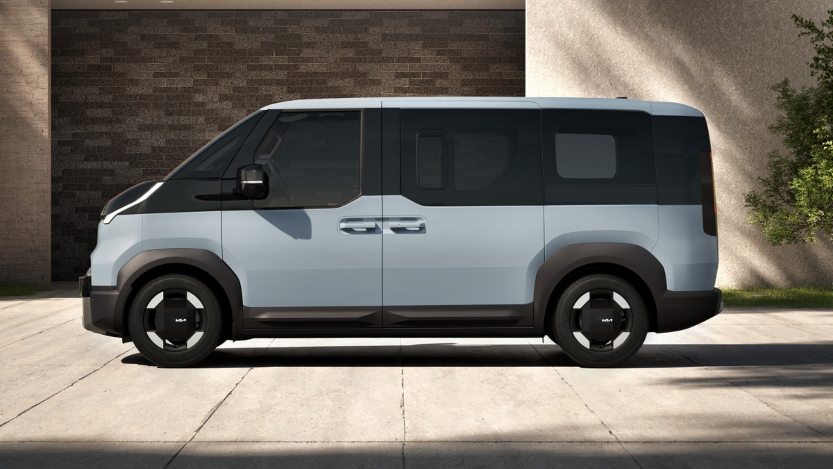 Kia reveals the exterior of its new electric van PV5