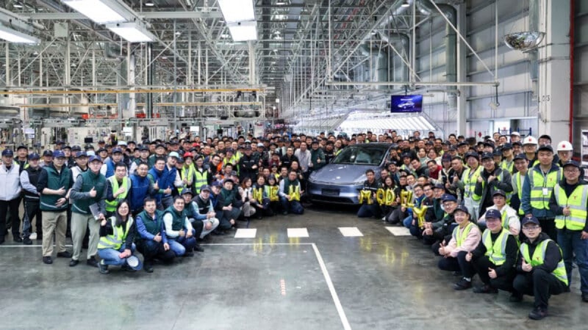 New Tesla Model Y enters mass production in Shanghai