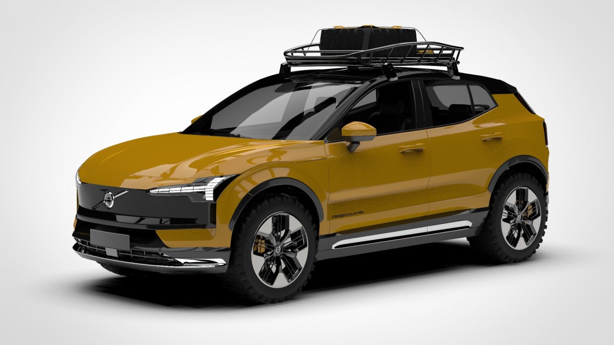 Rugged Volvo EX30 Cross Country unveiled in Sweden