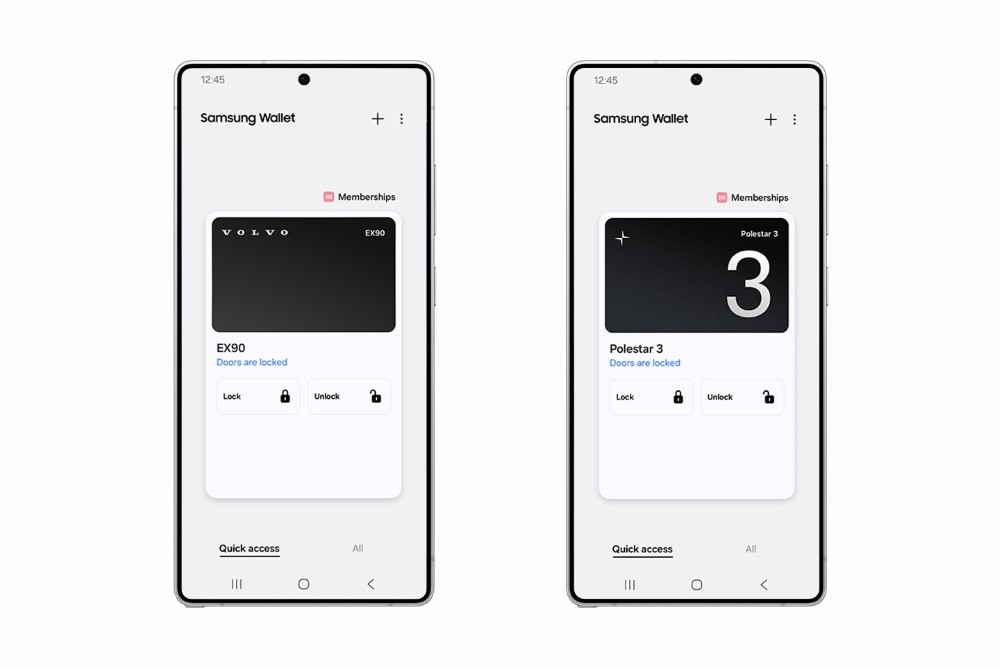 Samsung Wallet adds Digital Key support for Volvo and Polestar