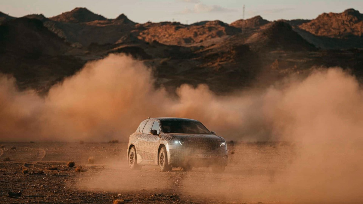 BMW iX3 spotted during extreme weather testing in South Africa