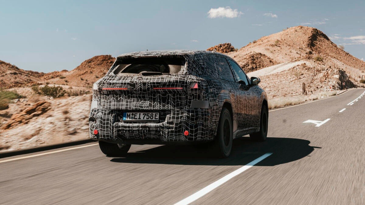 BMW iX3 spotted during extreme weather testing in South Africa