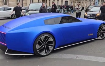 Jaguar Type 00 takes to Parisian streets