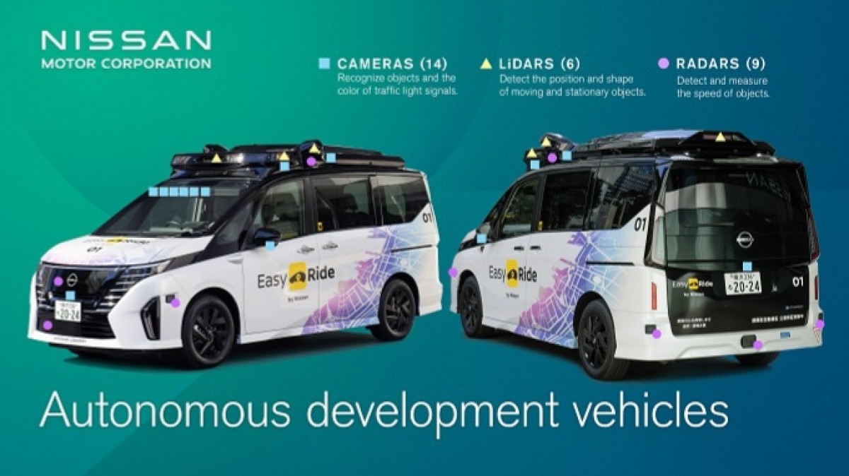 Nissan tests autonomous driving tech in urban Japan