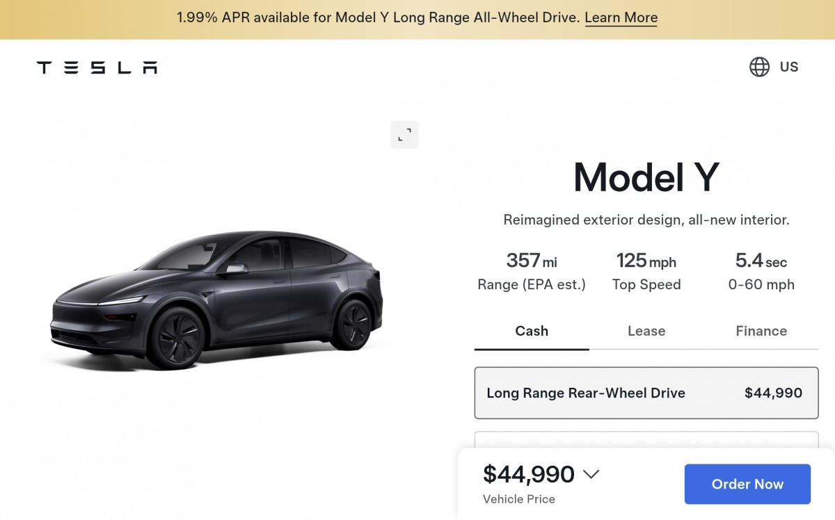 Tesla unveils more affordable Model Y in the US