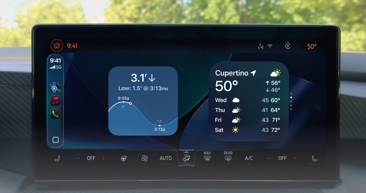 Apple CarPlay gets widgets, a new design, and live activities