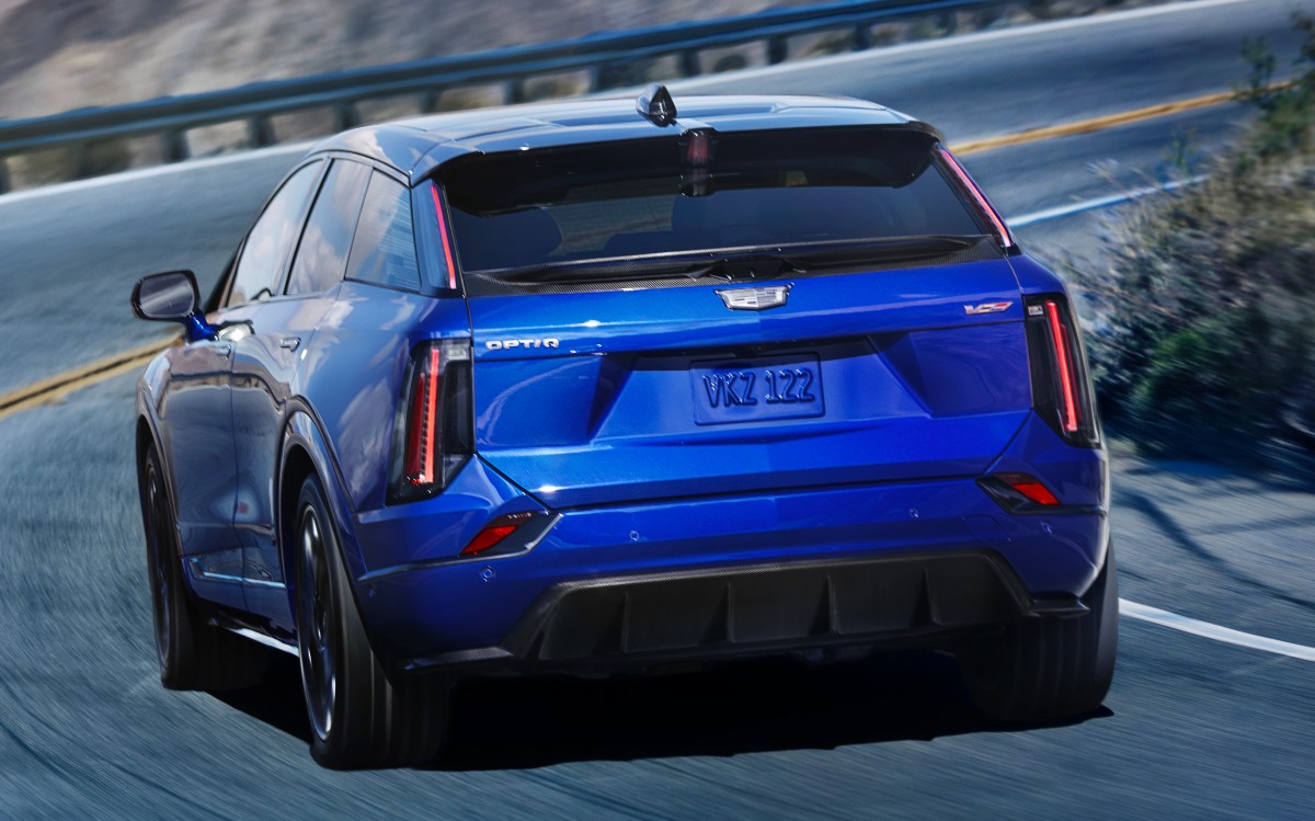 Cadillac Optiq-V is now official with 519 hp, built-in NACS charging port
