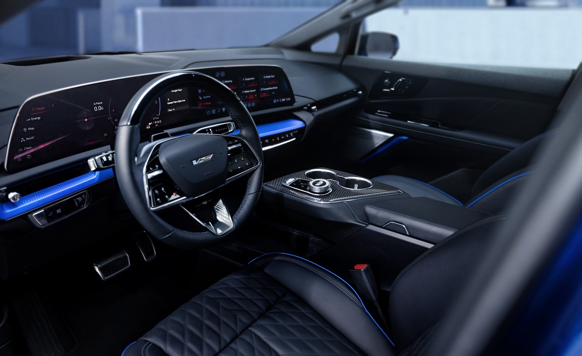 Cadillac Optiq-V is now official with 519 hp, built-in NACS charging port