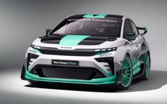 Skoda puts Enyaq RS on flax fiber diet - the Enyaq RS Race Concept drops 300 kg