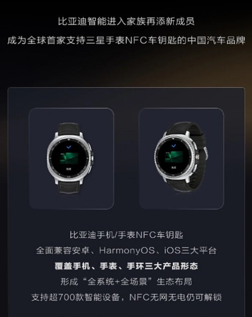BYD turns latest Galaxy Watch into a digital car key